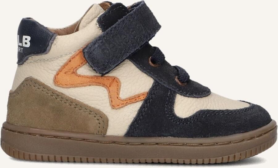 Develab 44343 Sneakers Unisex Leren Sneaker Blauw