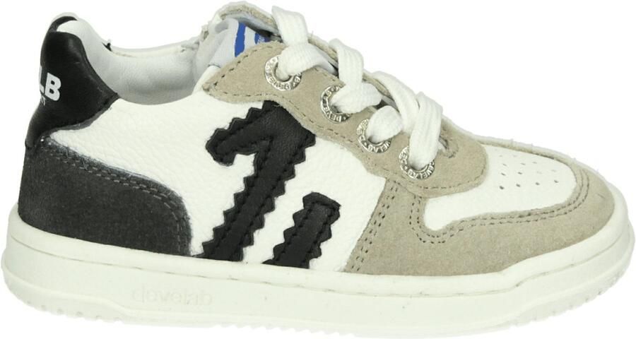 Develab 44431 JongensLage schoenenKindersneakers Wit beige
