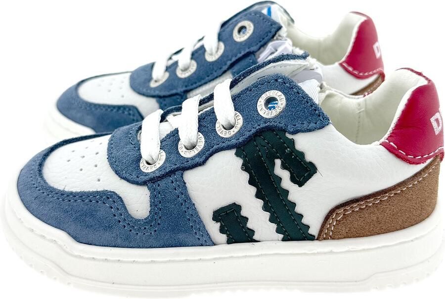 Develab 44431 sneaker blauw combi