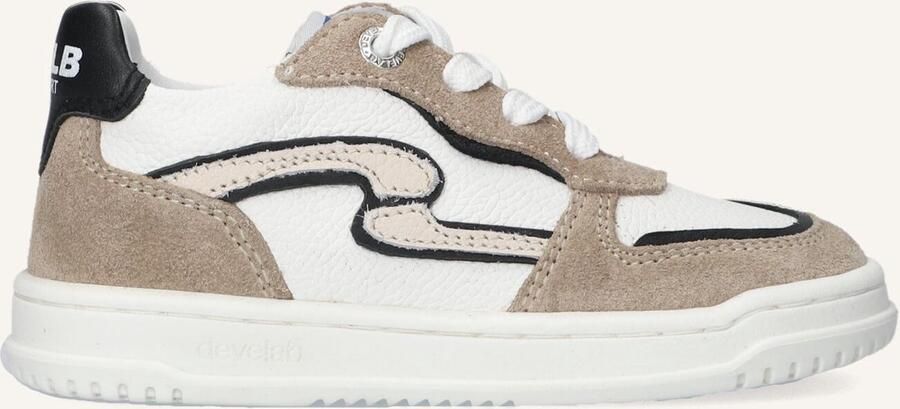 Develab 44441 Sneakers Jongens Leren Sneaker Wit
