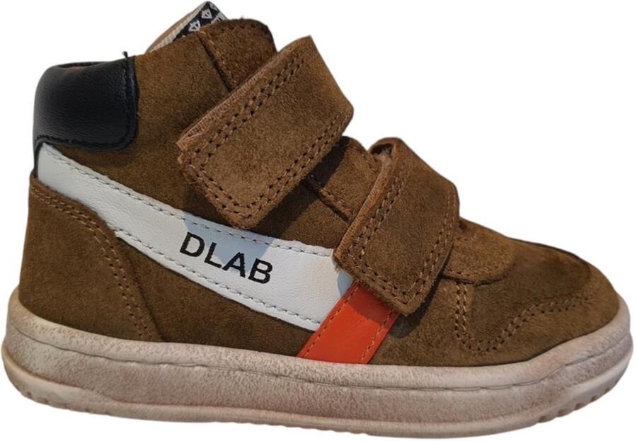 Develab 45149 756 Cognac Waxed Klittenbandschoenen