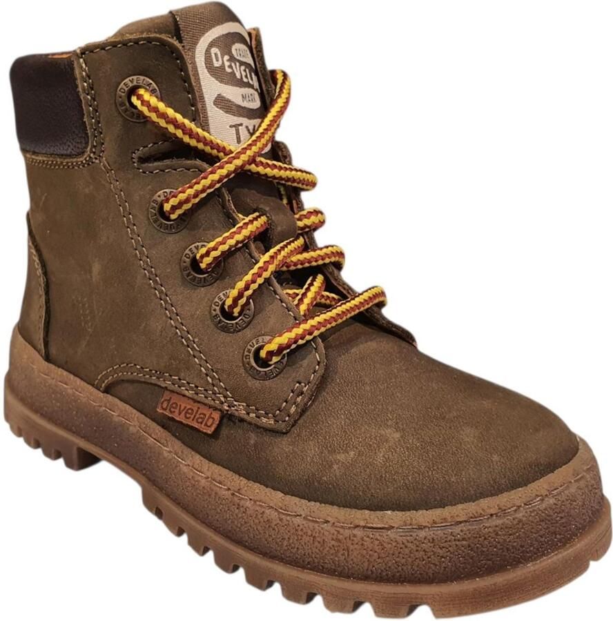 Develab 45161 veter boots kaki legergroen