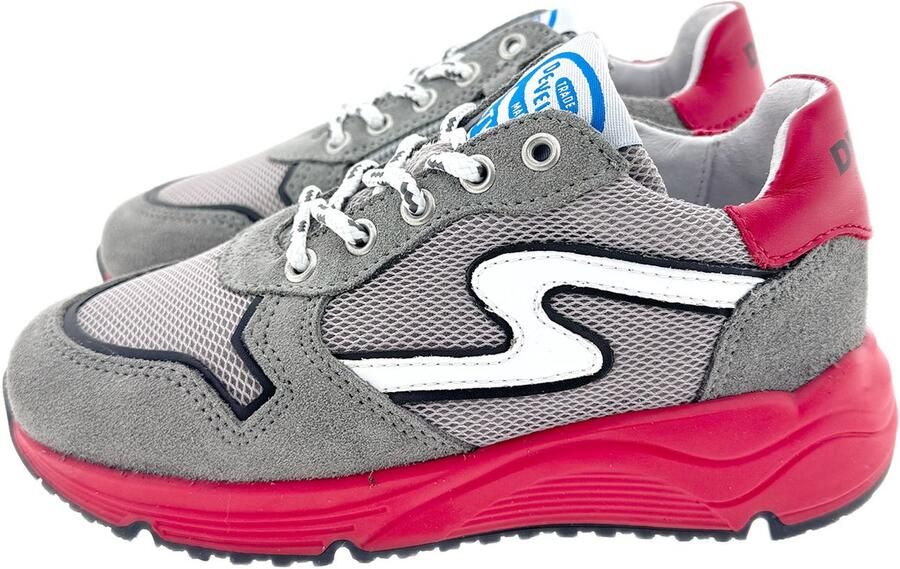 Develab 45443 sneaker grijs combi