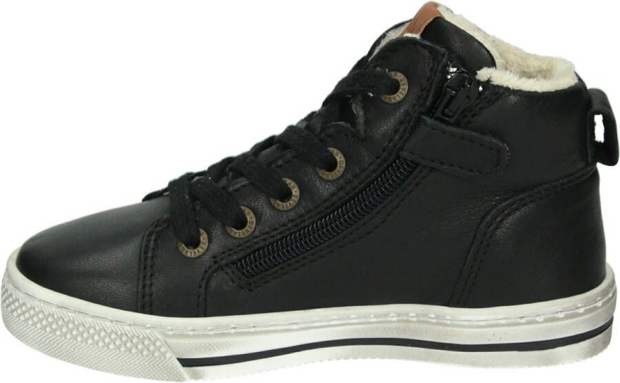 Develab 45667~~~~~~~~~~~~~~~~~~~~~~~~~ JongensHalf-hoogKindersneakers Zwart - Foto 4