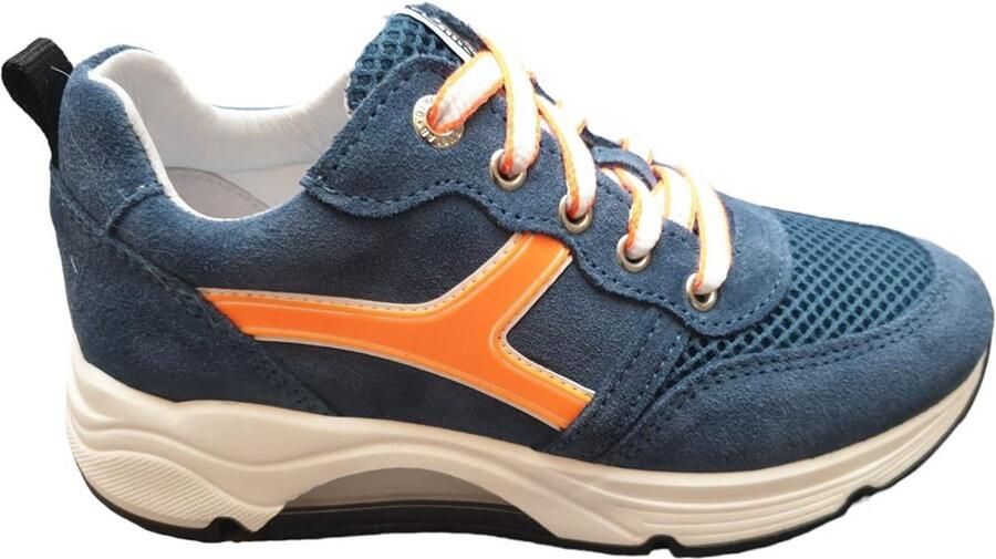Develab Sneakers blauw Leer
