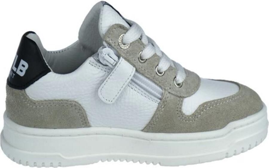 Develab 45987 Lage sneakers Leren Sneaker Meisjes Beige