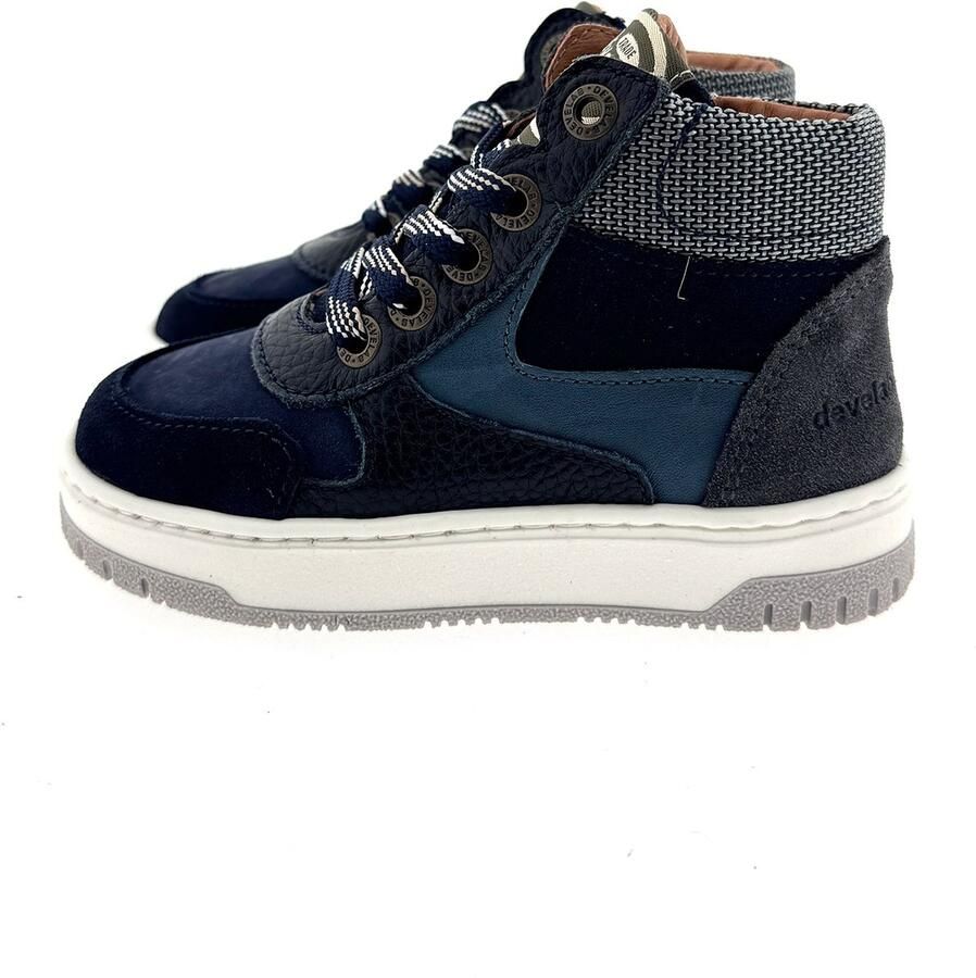 Develab 46281 sneaker blauw combi