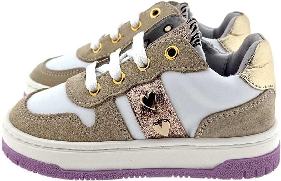 Develab 47120 sneaker beige combi