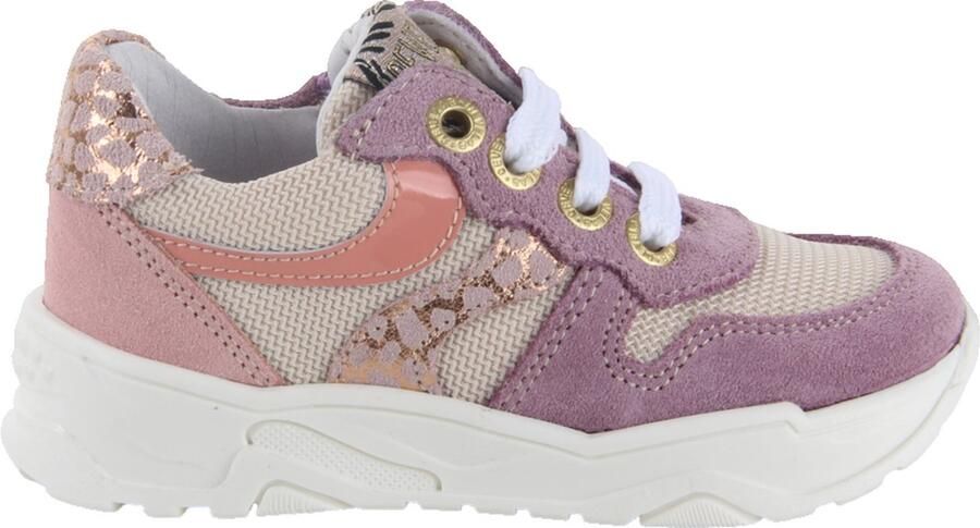 Develab 47126-659 meisjes veterschoenen rood