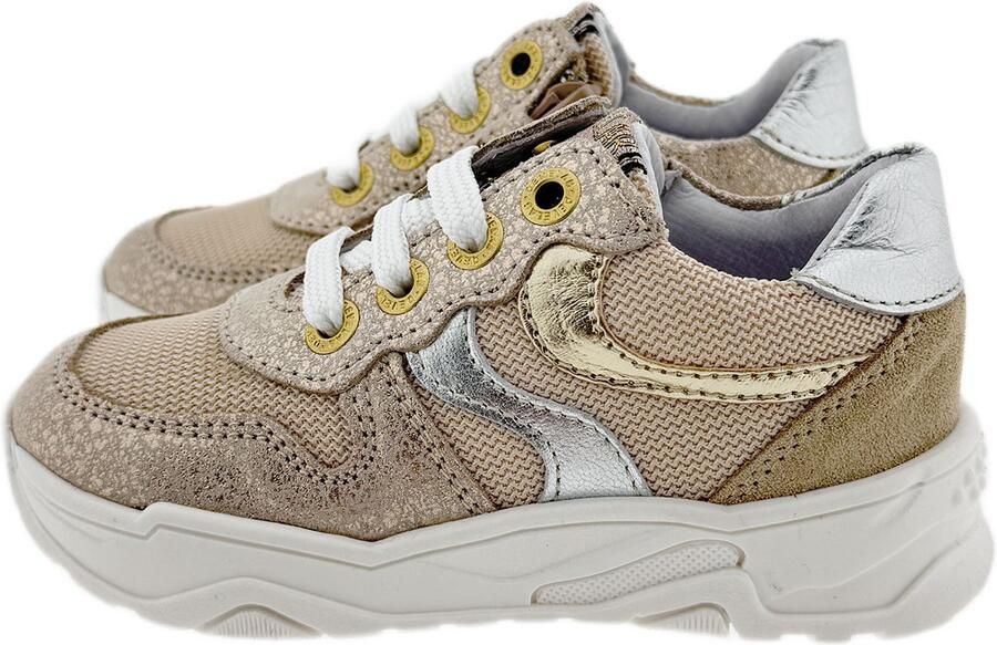 Develab 47126 sneaker beige combi