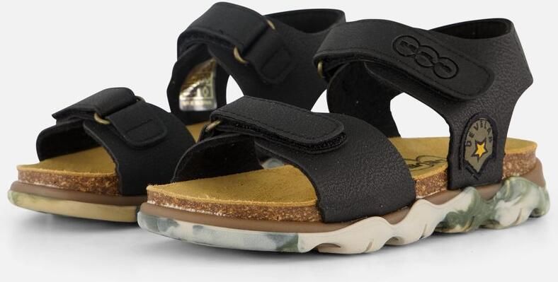 Develab Velcro Sandalen zwart Imitatieleer - Foto 6