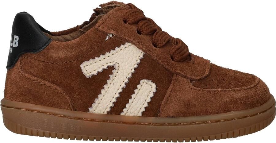 Develab First Step Lw Cut Sneakers Jongens Cognac