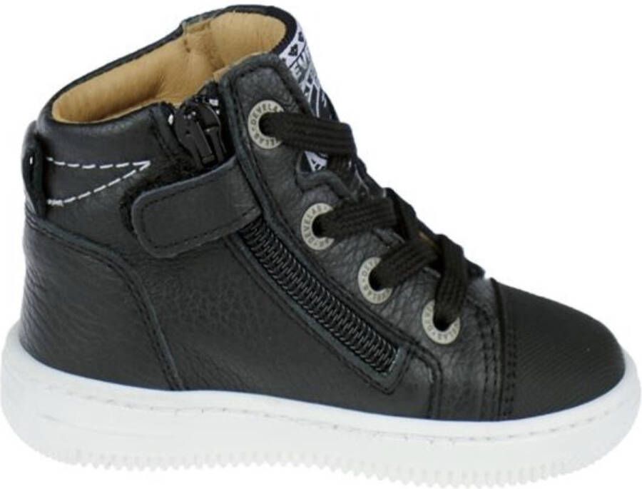 Develab leren sneakers zwart Jongens Leer 24 | Sneaker van