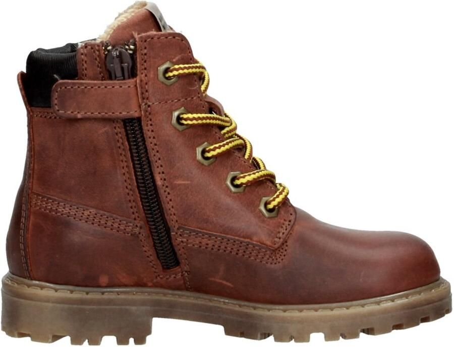 Develab 41073 Veterboots Laarzen Met Veters Jongens Cognac - Foto 5