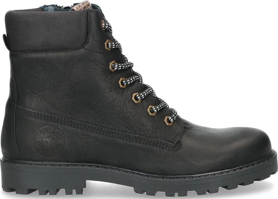 Develab 41251 926 Black Waxed Boots veter-boots