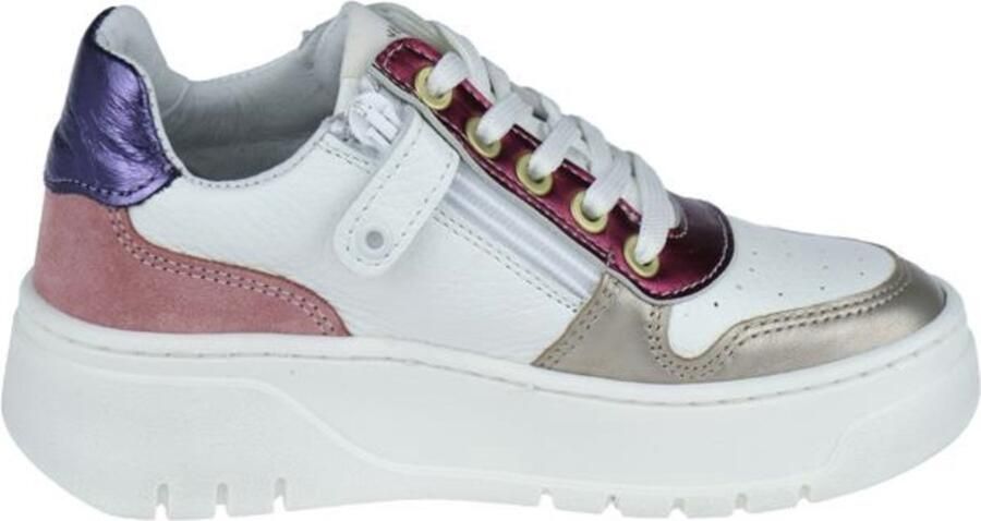 Develab 41882 Lage sneakers Leren Sneaker Meisjes Goud - Foto 2