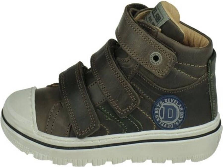 Develab 41947 557 Kaki Brushed Washed Klittenbandschoenen - Foto 2