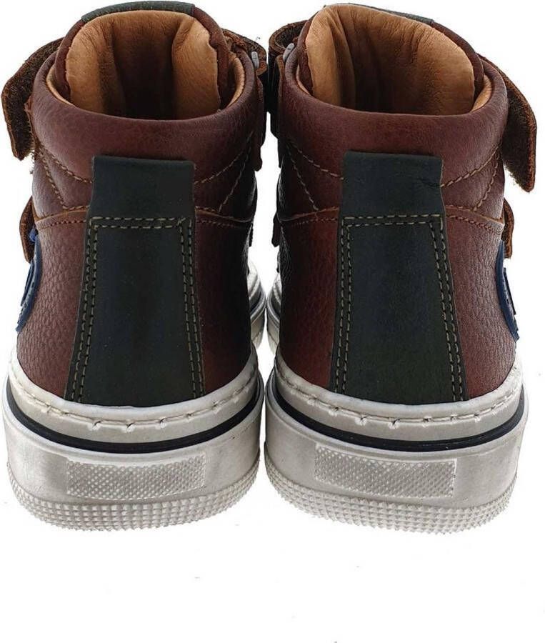 Develab 41947 758 Cognac Grained Klittenbandschoenen