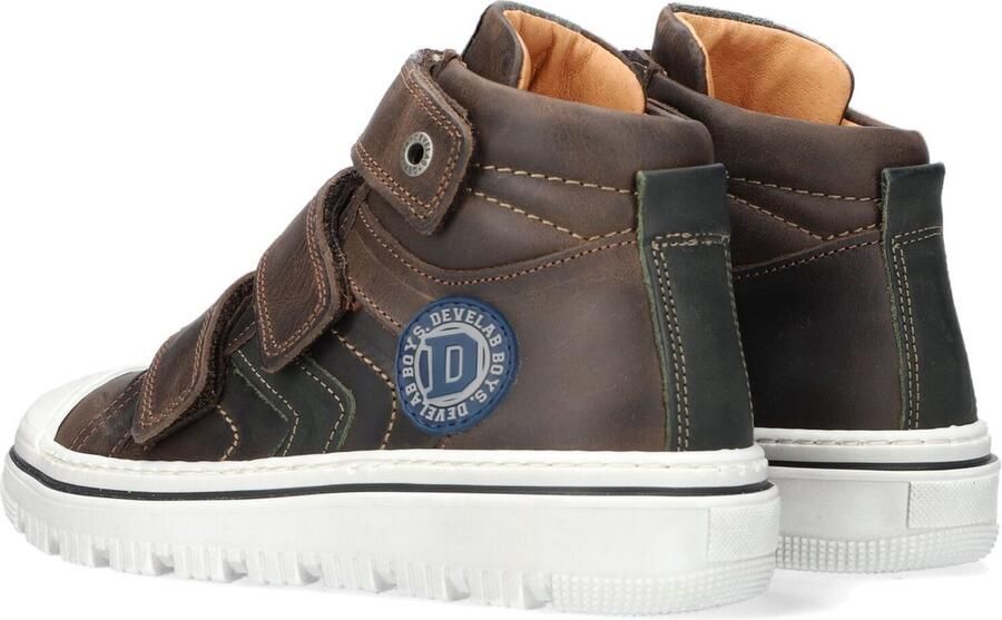Develab 41947 557 Kaki Brushed Washed Klittenbandschoenen - Foto 9
