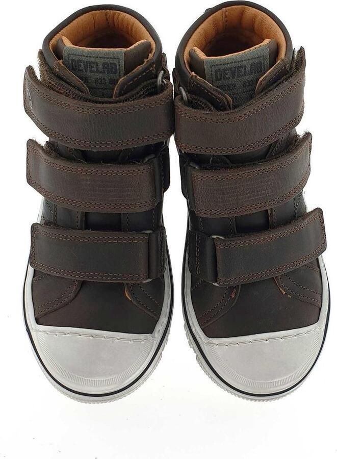 Develab 41947 557 Kaki Brushed Washed Klittenbandschoenen - Foto 7