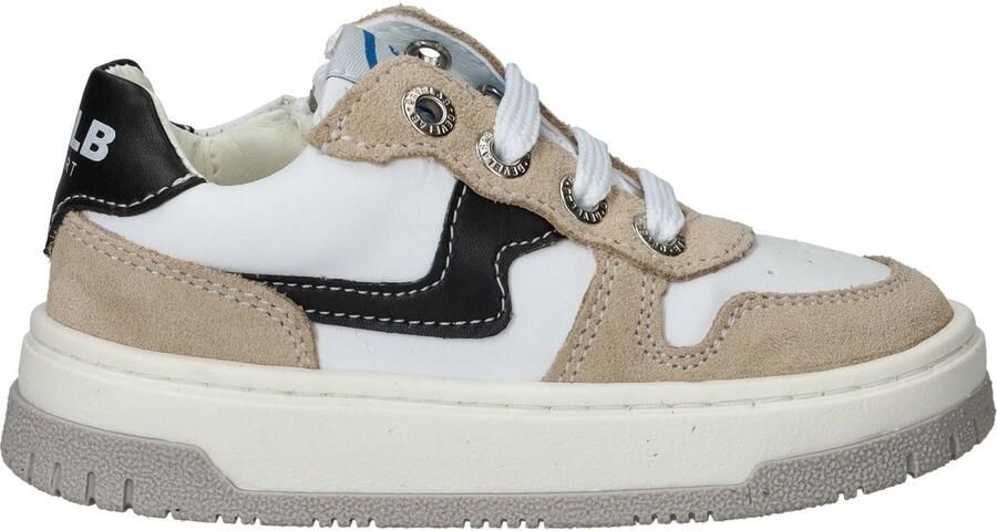 Develab Jongens Lage sneakers 47133 Wit Suède