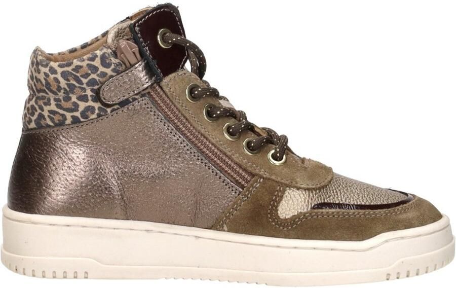 Develab Veterschoen hoog Veterschoen hoog taupe