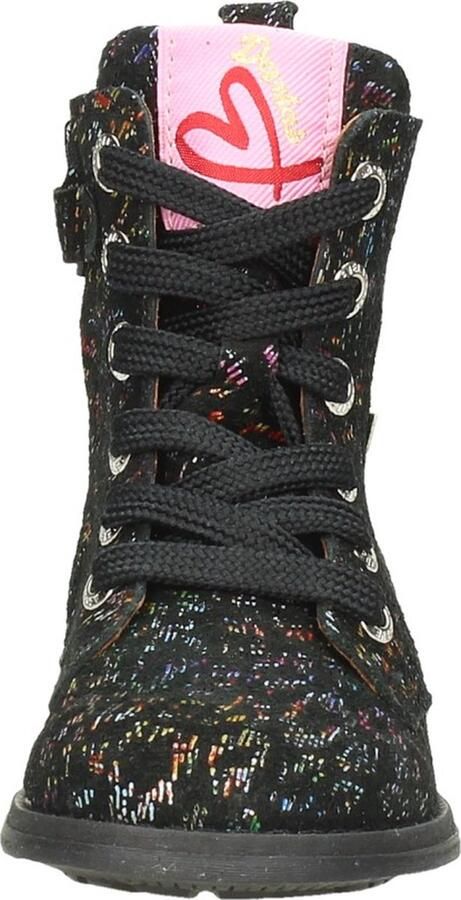 Develab 44316 Veterboots Laarzen Met Veters Meisjes Kids Zwart - Foto 7
