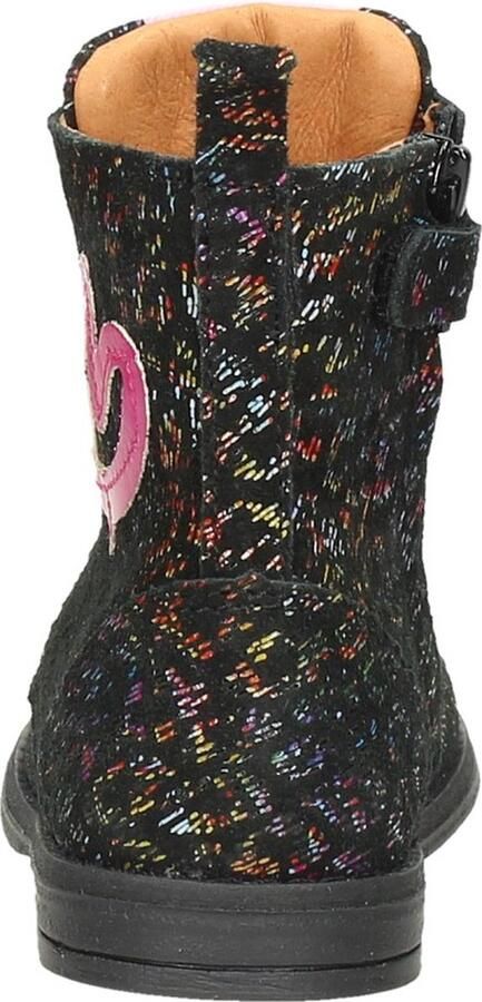 Develab 44316 Veterboots Laarzen Met Veters Meisjes Kids Zwart - Foto 8