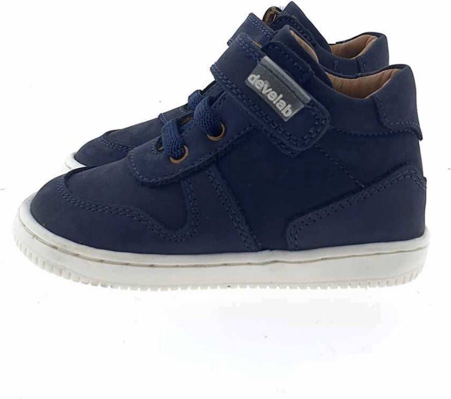 Develab 45831 634 Navy Nubuck Sneakers hoge-sneakers