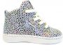 Develab 41286 Hoge sneakers Leren Sneaker Meisjes Wit - Thumbnail 2