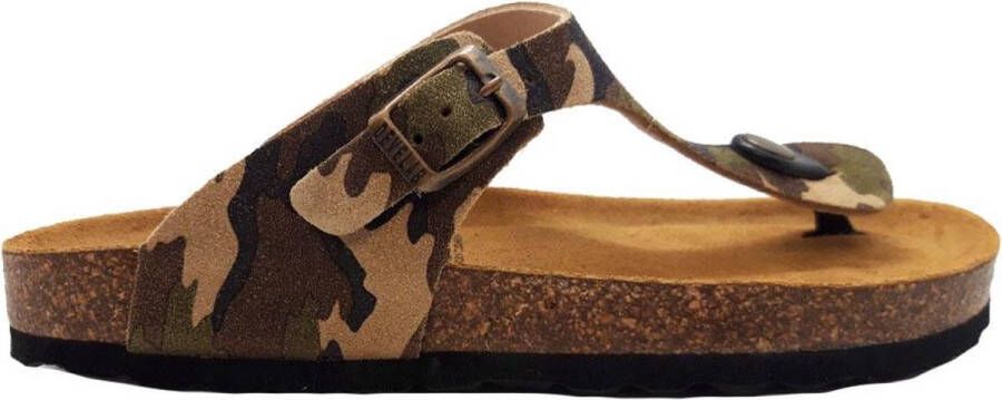 Develab Groene Slippers Camouflage