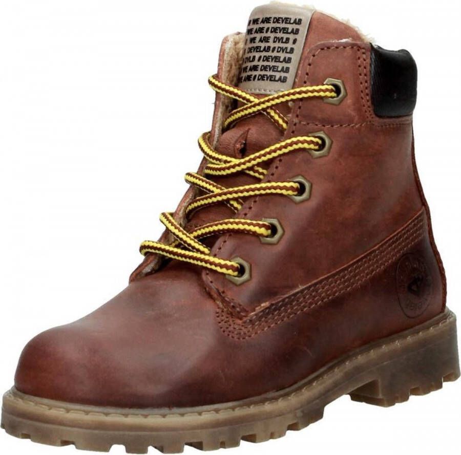 Develab Jongens Enkelboot 41073-754 Cognac