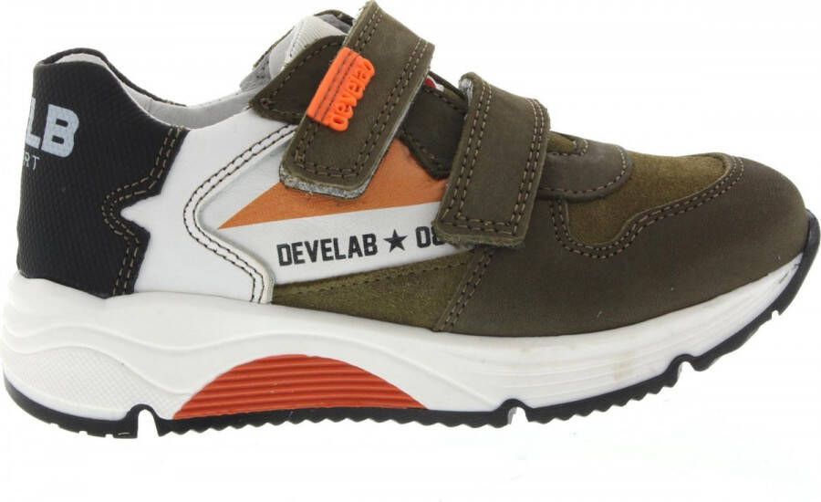 Develab Jongens Veterschoenen & Klitteband 41565-559 Runner Groen