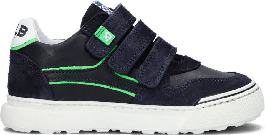 Develab 45625 Lage sneakers Leren Sneaker Jongens Blauw