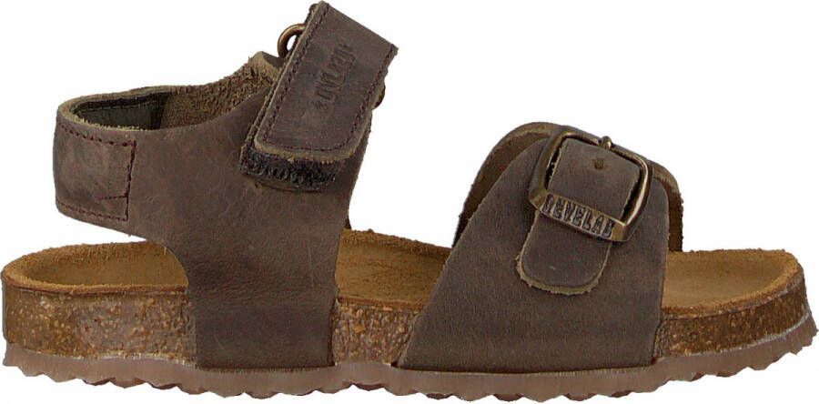 Develab 48195 leren sandalen kaki Groen Jongens Leer Effen 21 - Foto 3