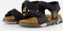 Develab Sandalen zwart Imitatieleer - Thumbnail 1