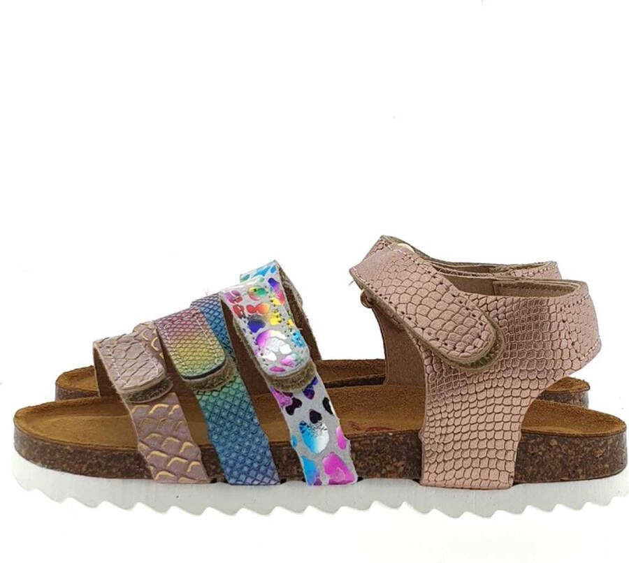 Develab Slimfit sandalen roze
