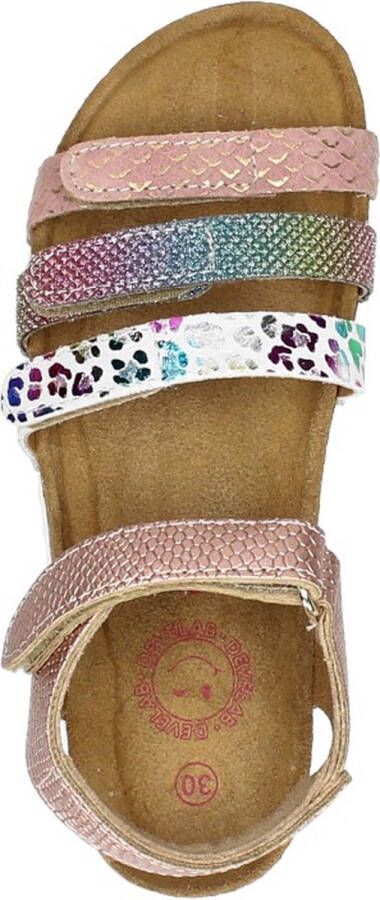 Develab Slimfit sandalen roze