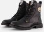 Develab Smiley Veterboots zwart Leer Kinderschoenen - Thumbnail 1
