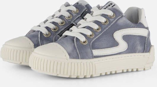 Develab Sneakers blauw Leer Heren