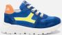 Develab 45767 623 Blue Suede Sneakers - Thumbnail 1