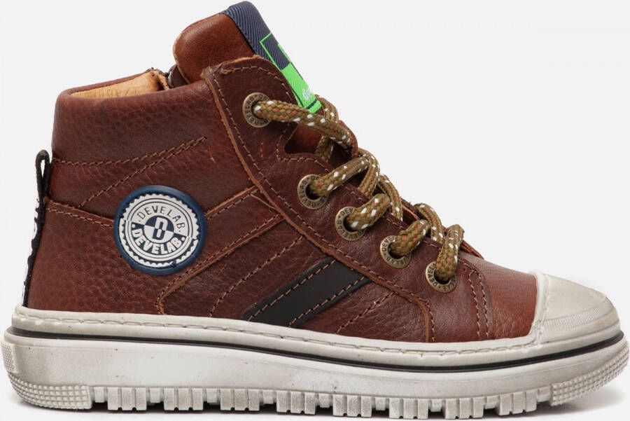 Develab 45651 jongens veterboots sportief bruin