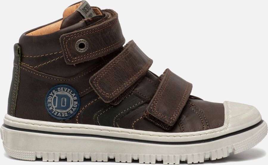 Develab 41947 557 Kaki Brushed Washed Klittenbandschoenen - Foto 4