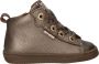 Develab 44350 Sneakers Leren Sneaker Unisex Goud - Thumbnail 8