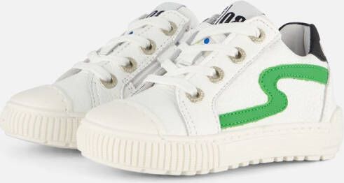Develab 45957 122 White Leather Lage sneakers
