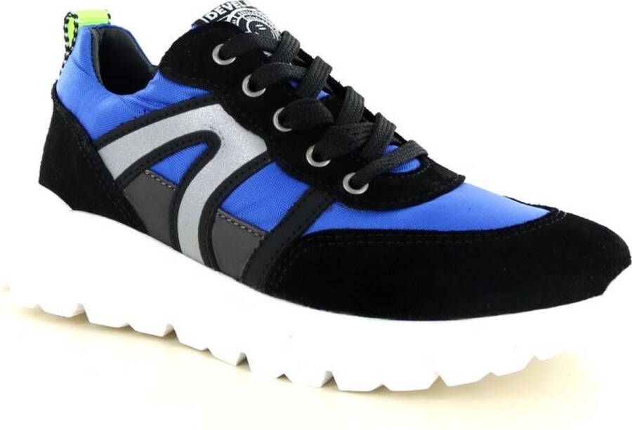 Develab Stoere blauwe jongens sneaker