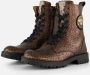 Develab Veterboots zwart Leer Kinderschoenen - Thumbnail 1