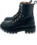 Develab 41444 Veterboots Laarzen Met Veters Meisjes Kids Zwart - Thumbnail 3