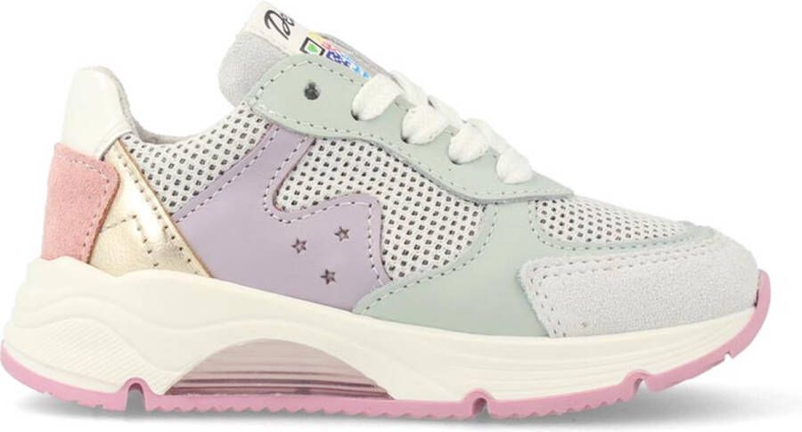 Develap Sneaker purple fantasy pastel kleuren Kleur Multi)