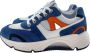 Develab 45997 veter sneaker blauw combi - Thumbnail 1
